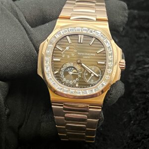 Patek Philippe 5712 Rose Gold Bezel Diamond 40 mm